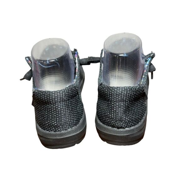 Women’s Hey dude slip on shoes size 5 black - Picture 4 of 5
